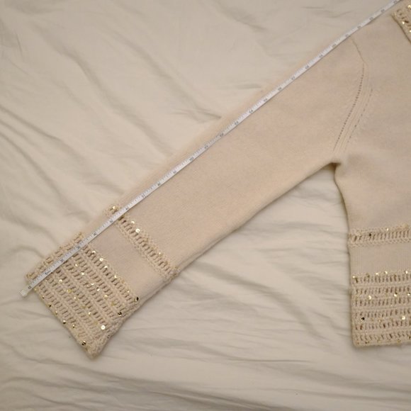 LOVE MOSCHINO Sequin Cropped Cardigan - Picture 15 of 16